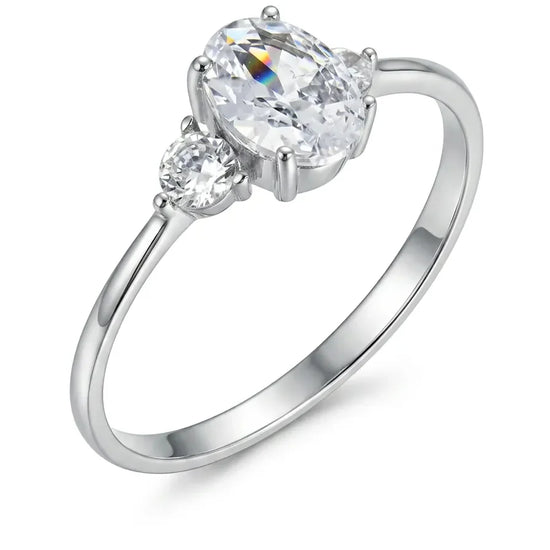 Sidabrinis žiedas su cirkoniais