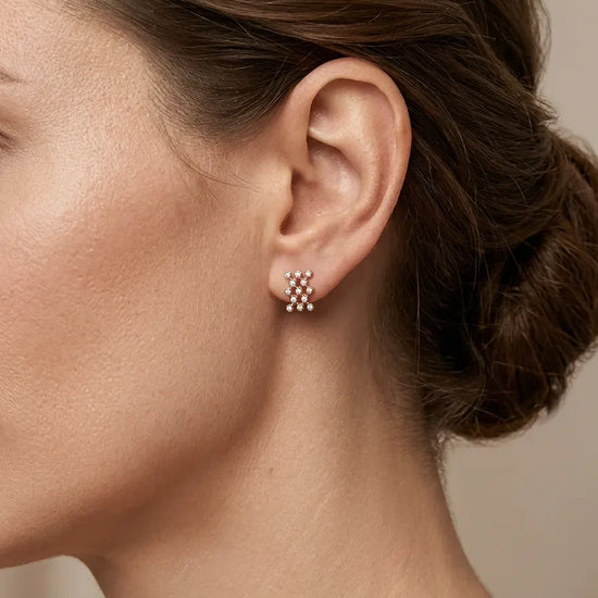 Auskarai su cirkoniais