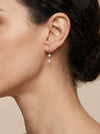 Auskarai su perlamutru