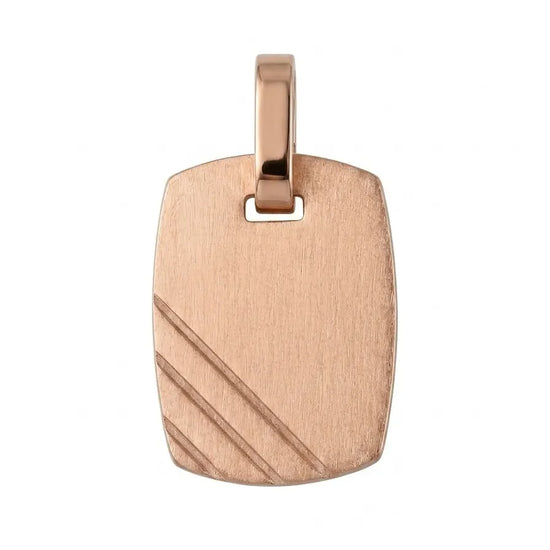 Minimalistinis rožinio aukso pakabukas