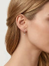 Auksiniai auskarai su cirkoniais moterims 13 mm