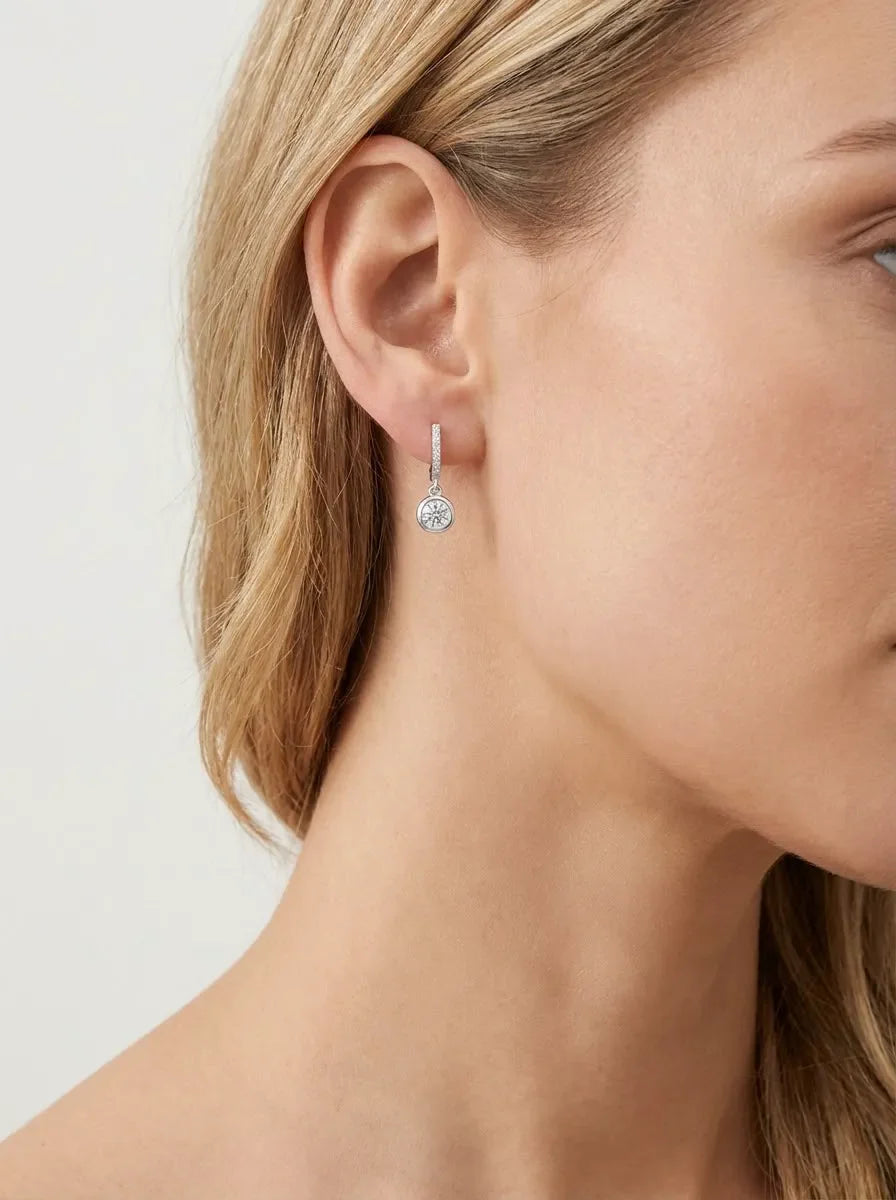 925 sidabro auskarai su anglišku užsegimu