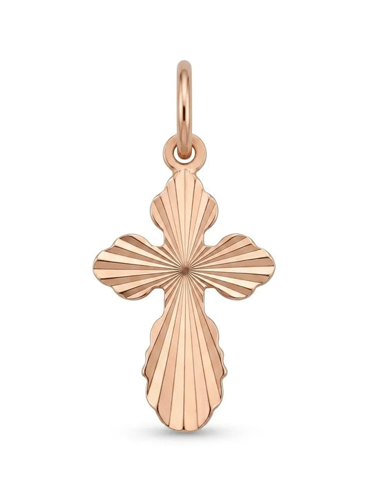 Minimalistinis auksinis kryželis