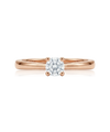 Кольцо с бриллиантом 0,10 ct.