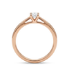 Кольцо с бриллиантом 0,10 ct.