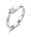 Кольцо с бриллиантом 0,03 ct.