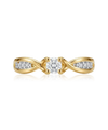 Кольцо с бриллиантом 0,154 ct.