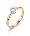 Sõrmus teemantidega 0,09 ct.