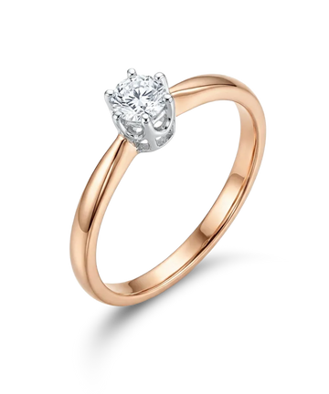 Sõrmus teemantidega 0,09 ct.