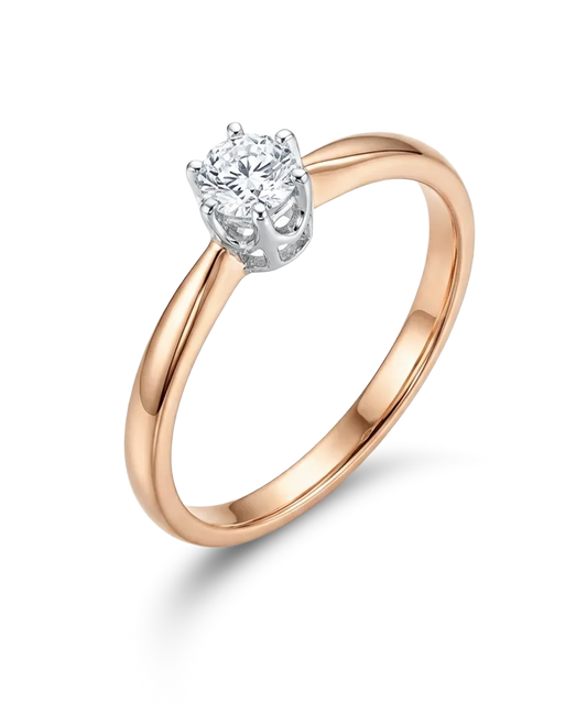 Sõrmus teemantidega 0,09 ct.