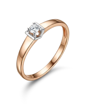 Sõrmus briljandiga 0,10 ct.