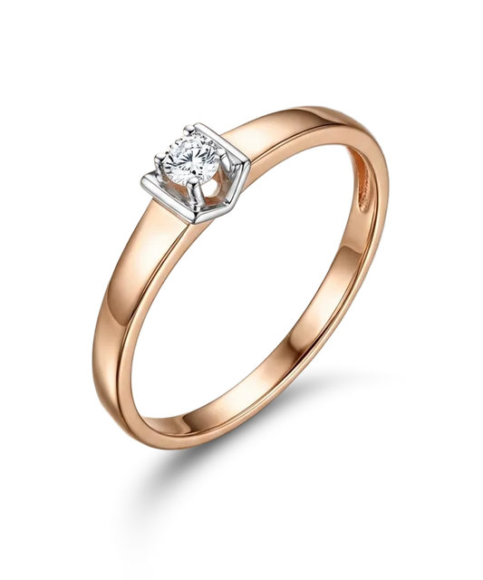 Sõrmus briljandiga 0,10 ct.