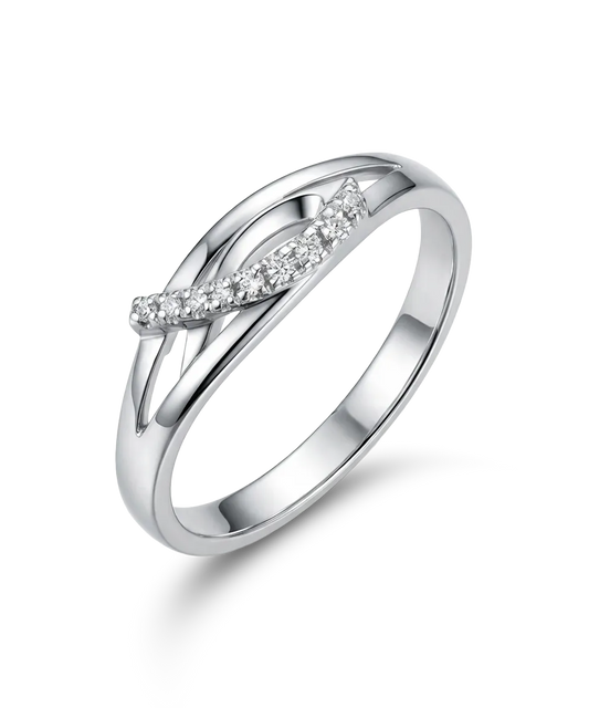 Кольцо с бриллиантами 0.05ct.