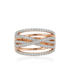 Sõrmus 0.50 ct teemantidega