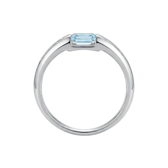 ziedas su topazu ir briliantais kaina 574