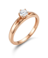 Кольцо с бриллиантом 0.40 ct.