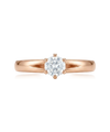 Кольцо с бриллиантом 0.40 ct.