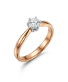 Sõrmus briljandiga 0,23 ct.