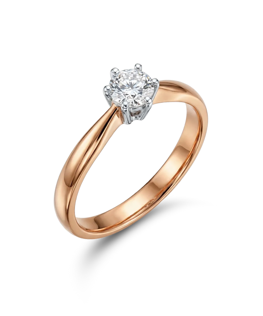 Sõrmus briljandiga 0,23 ct.